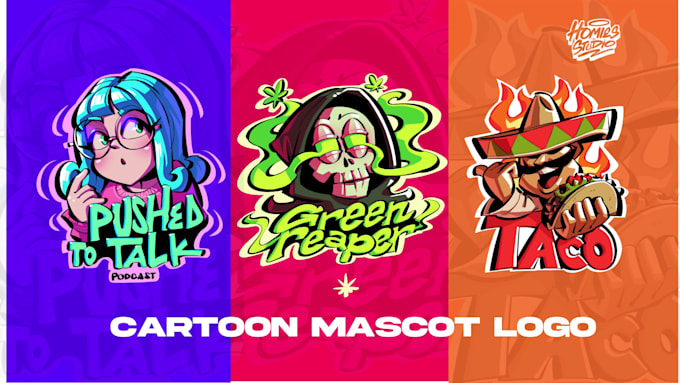 draw brand mascot character with style guide for bussines