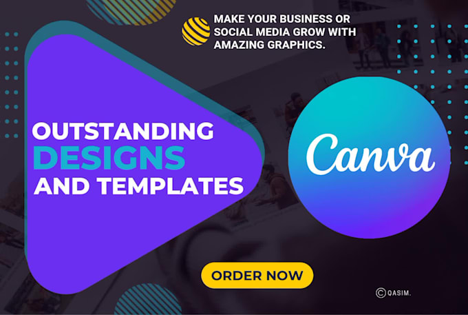 Create editable social media design in canva pro by Qasimeo | Fiverr