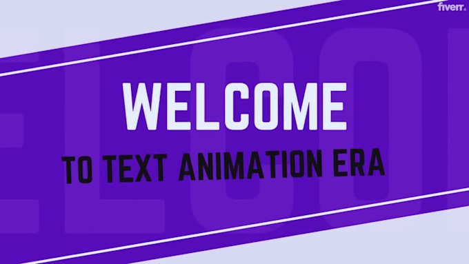 create dynamic video text animation, kinetic typography