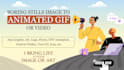 create custom animated gifs and video for you