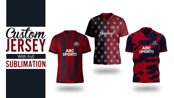 do custom sportswear and sublimation jersey design