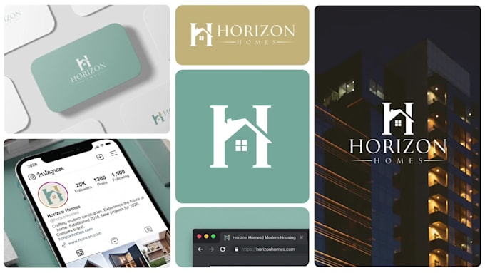 design real estate agent and realtor or mortgage logo