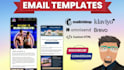 design professional email newsletter template