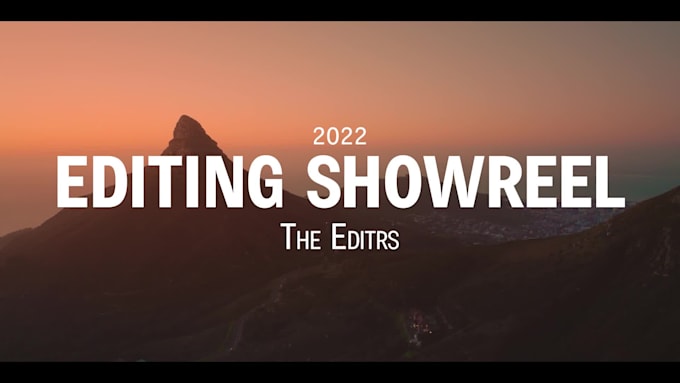 edit your videos and showreels professionally