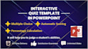 create interactive quiz presentation or template in powerpoint