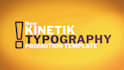 do minimalist kinetic typography and explainer video