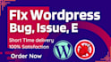 fix wordpress errors or bugs within 1hour