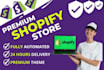 design a shopify print on demand store with printful and printify