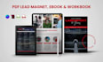 design PDF lead magnet, workbook and ebook design