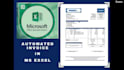 design automated invoice template in excel or google sheets