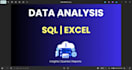 analyze data using sql and excel and deliver insights