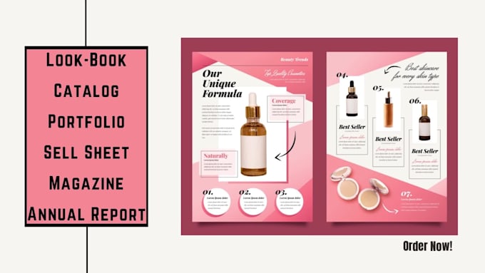 design lookbook, catalog, portfolio, line sheet, proposal on canva