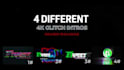 4 different glitch intros 4k