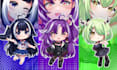 draw anime chibi art character design illustration, chibi emotes and vtuber