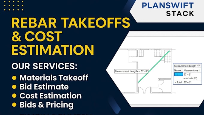 do accurate concrete and rebar takeoffs and cost estimation