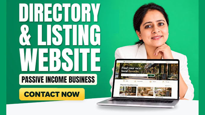 create directory and listing website for passive income