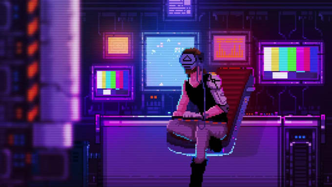 Pixel Art Cyberpunk GIF - Pixel Art Cyberpunk Indiegame - Discover