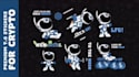 make telegram animated stickers, emojies or discord stickers for crypto project