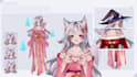 rig professional female 2d vtuber model, live2d model, vtuber commission