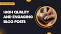 write unique and high quality SEO blog posts