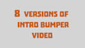 make up to 8 dynamic bumper intro videos with your logo