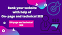 do on page and technical SEO of your website