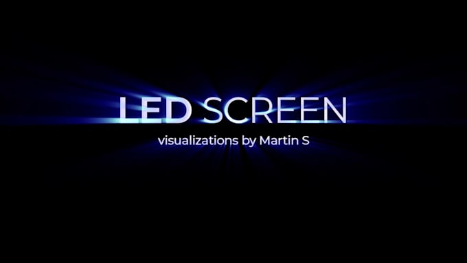 create video visualization of specific led screen