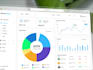 design dashboard, web application, saas, CRM and admin panel