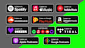 make button animation music streaming services listen on