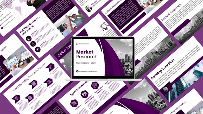 make research science presentation slides for all subjects in powerpoint