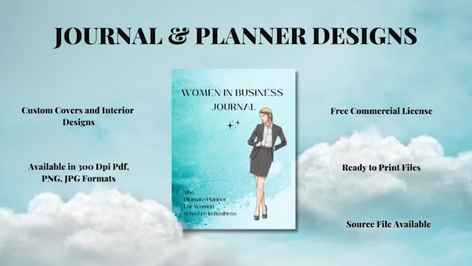 design covers and interiors for amazon kdp journal and planner
