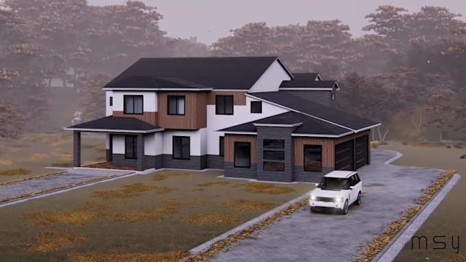 architecture 3d walkthrough animation video and render