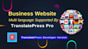 do business  website by translatepress pro elementor wordpress