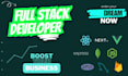 full stack web developer, react and node js expert
