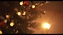 make christmas and new year wishes logo animation video