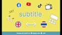 translate thai to english and english to thai subtitle professional srt mp4