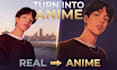 convert profesionally your photo into 2d anime style