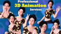 create professional 3d models and animations for videos or games
