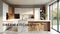 create a modern and functional 3d kitchen cabinet interior model and rendering