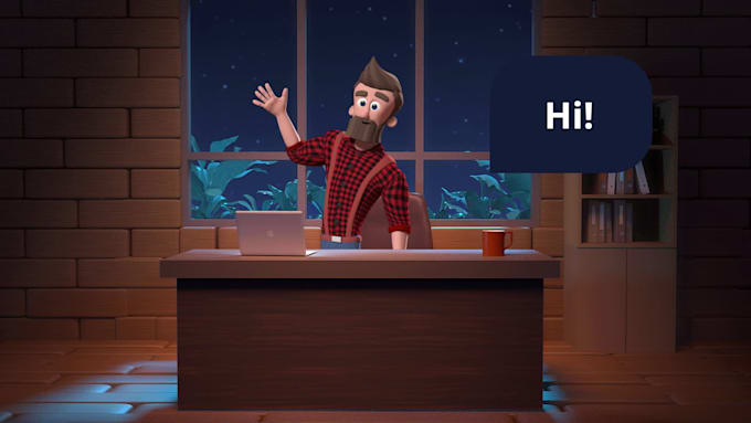 create HD 3d animation explainer video