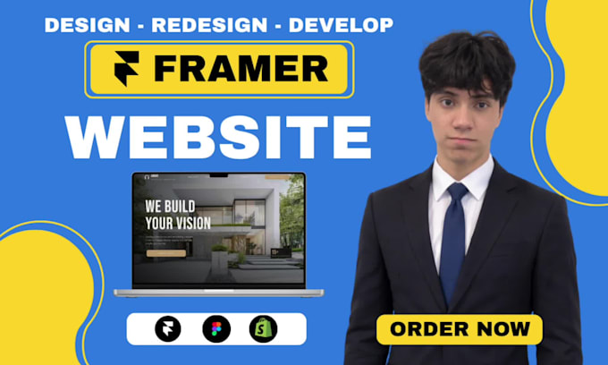 do framer website design and development for you