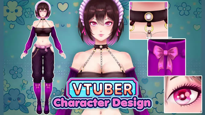 design vtuber or pngtuber character, sfw or nsfw