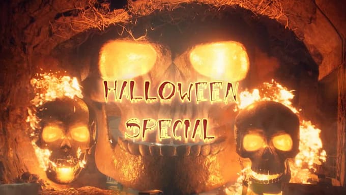 customize very scary halloween slideshow greetings
