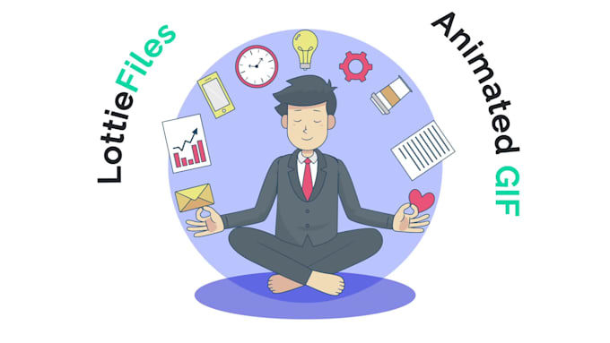 create a lottie icon animation, website animation