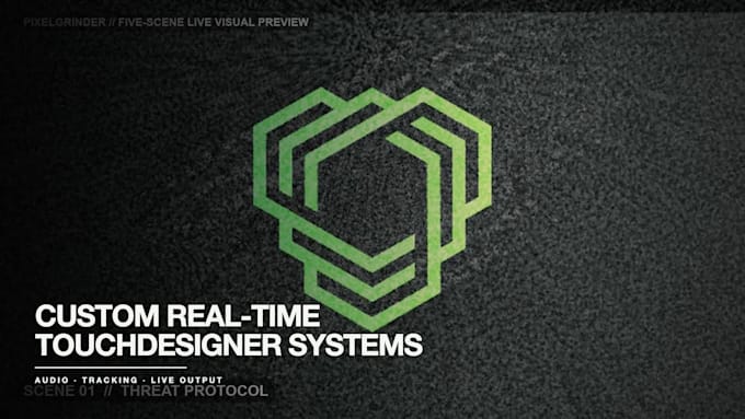 build a custom touchdesigner audio reactive visual system