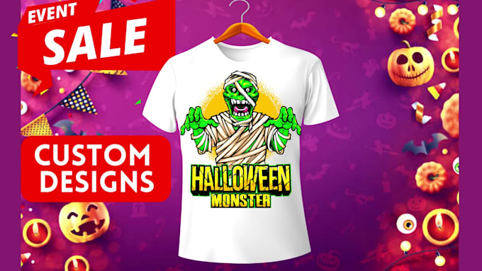 create halloween t shirt design for halloween