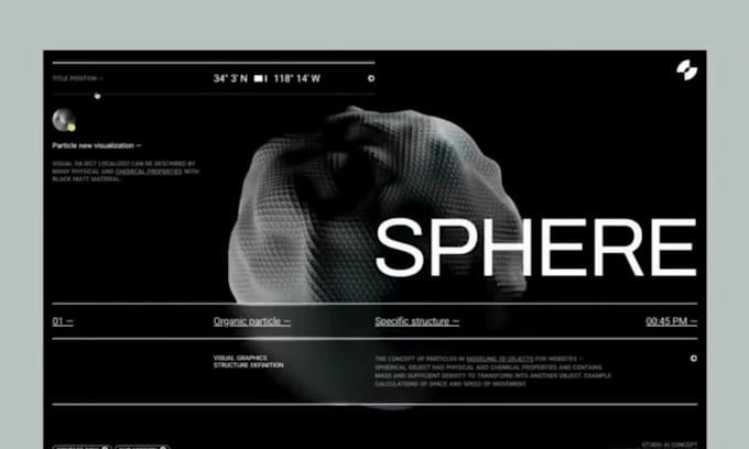 Create a 3d interactive website, r3f and gsap, 3d animated webflow ...