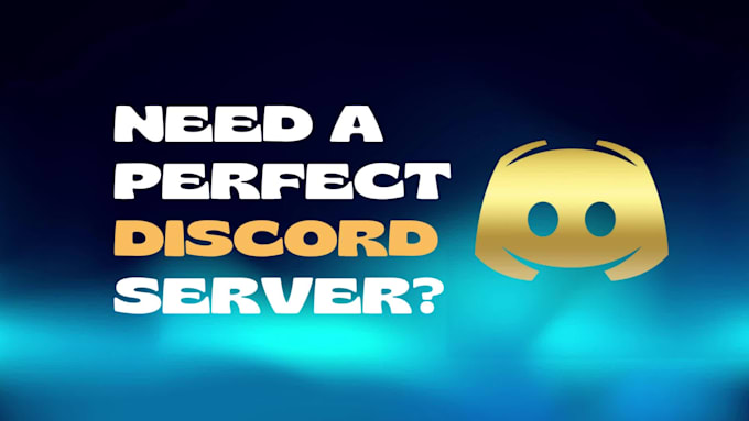 do perfect discord server setup for you