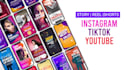 create instagram stories and reels videos for business and brand