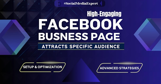 set up, design, and optimize facebook business pages